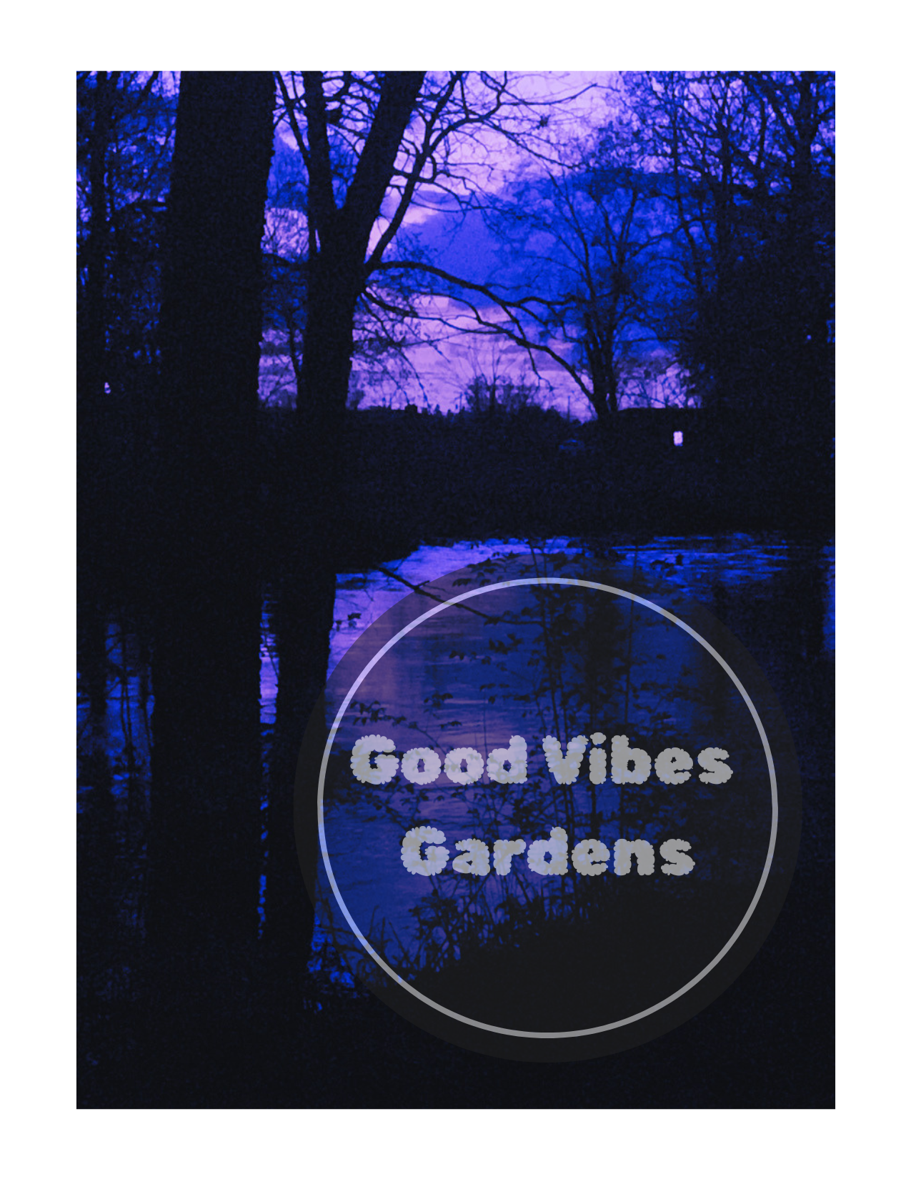 Purple Forest Print